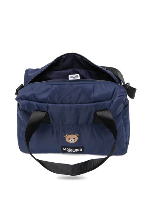 Borsa unisex Moschino Baby blu con stampa Teddy Bear MOSCHINO BABY | MUX05WL3A8940016
